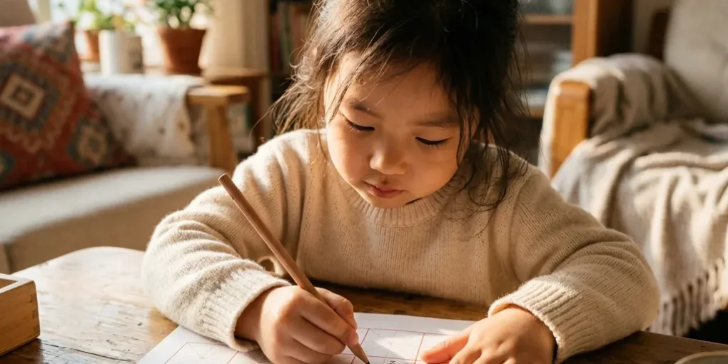 幼小衔接与中文练字指南：如何用自定义字帖高效教孩子写名字与汉字