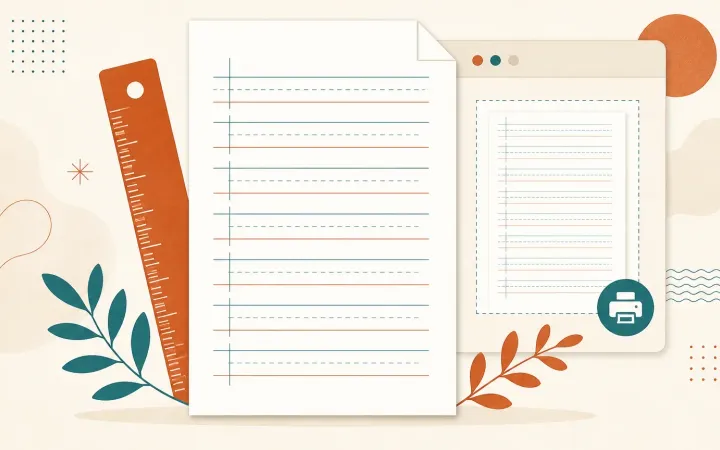 Pourquoi les fiches d'écriture imprimées se déforment (Et comment notre générateur résout le problème)