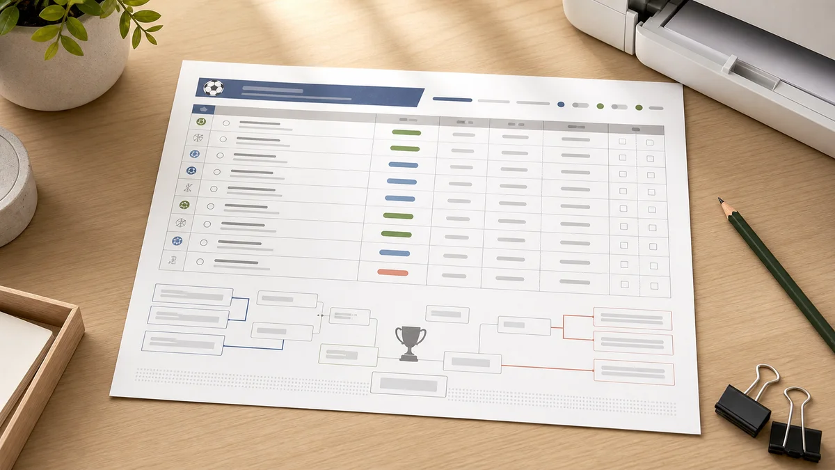 Complete printable toolkit schedule preview