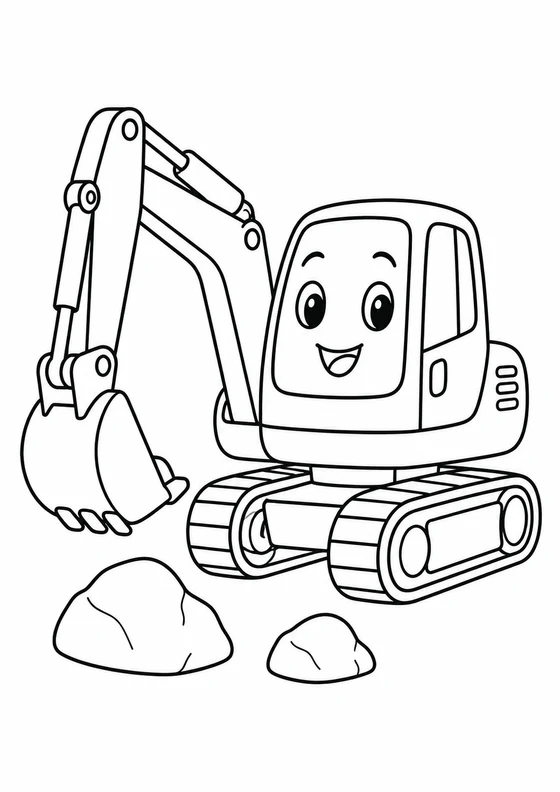 Pequeña excavadora