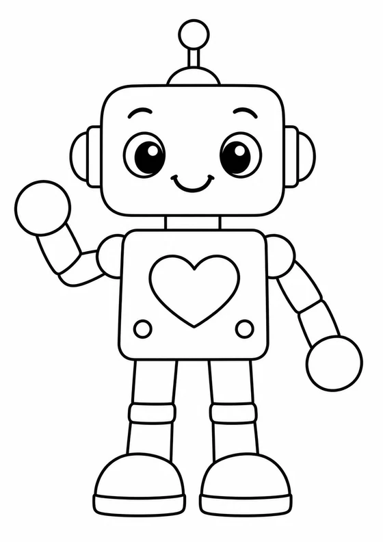 Pequeño robot amistoso