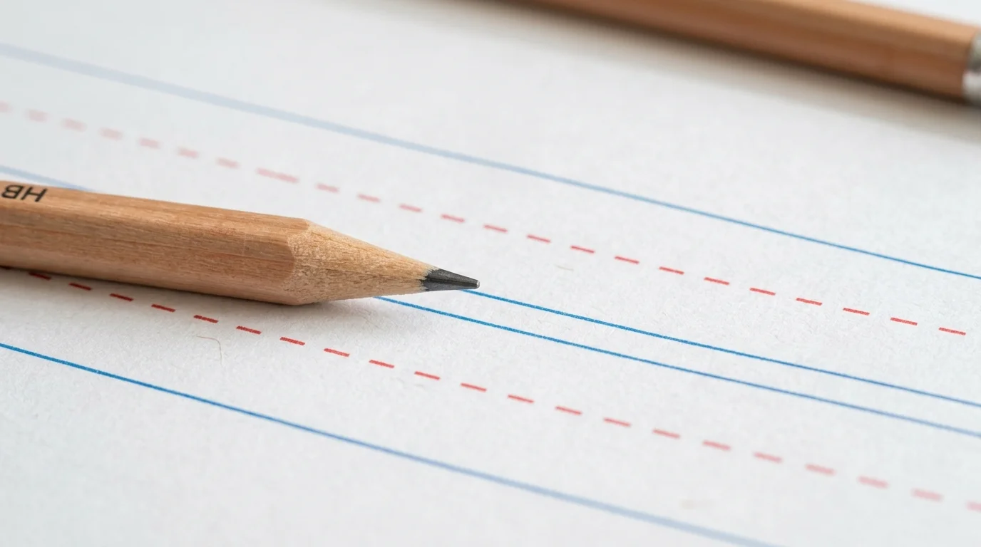 Three sheets of printable handwriting paper compared at fifteen, ten and seven millimetre letter heights