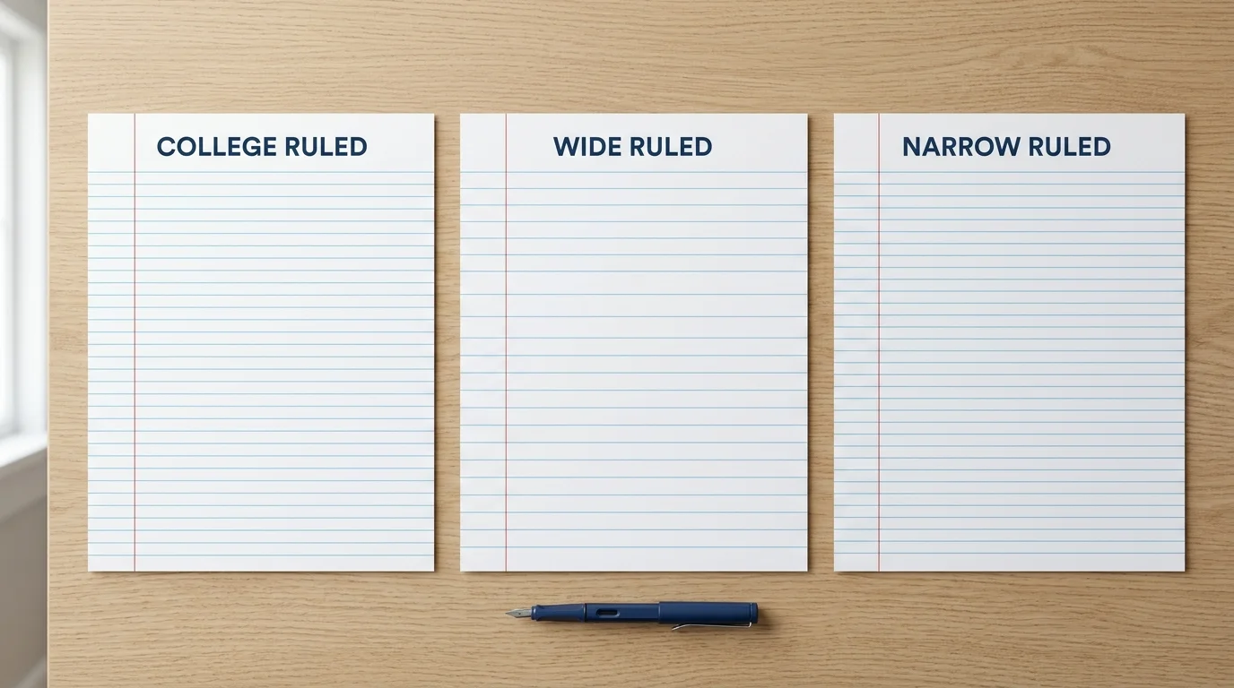 A printable lined paper sheet showing a red left margin line and a name and date header rule